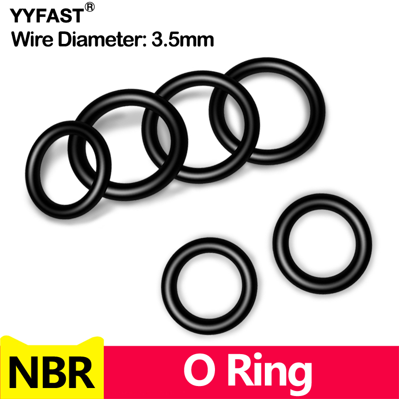 Auto Repair Cs - CS 3,5 mm, NBR O-Ring-Dichtung, Nitrilkautschuk-Unterlegscheiben