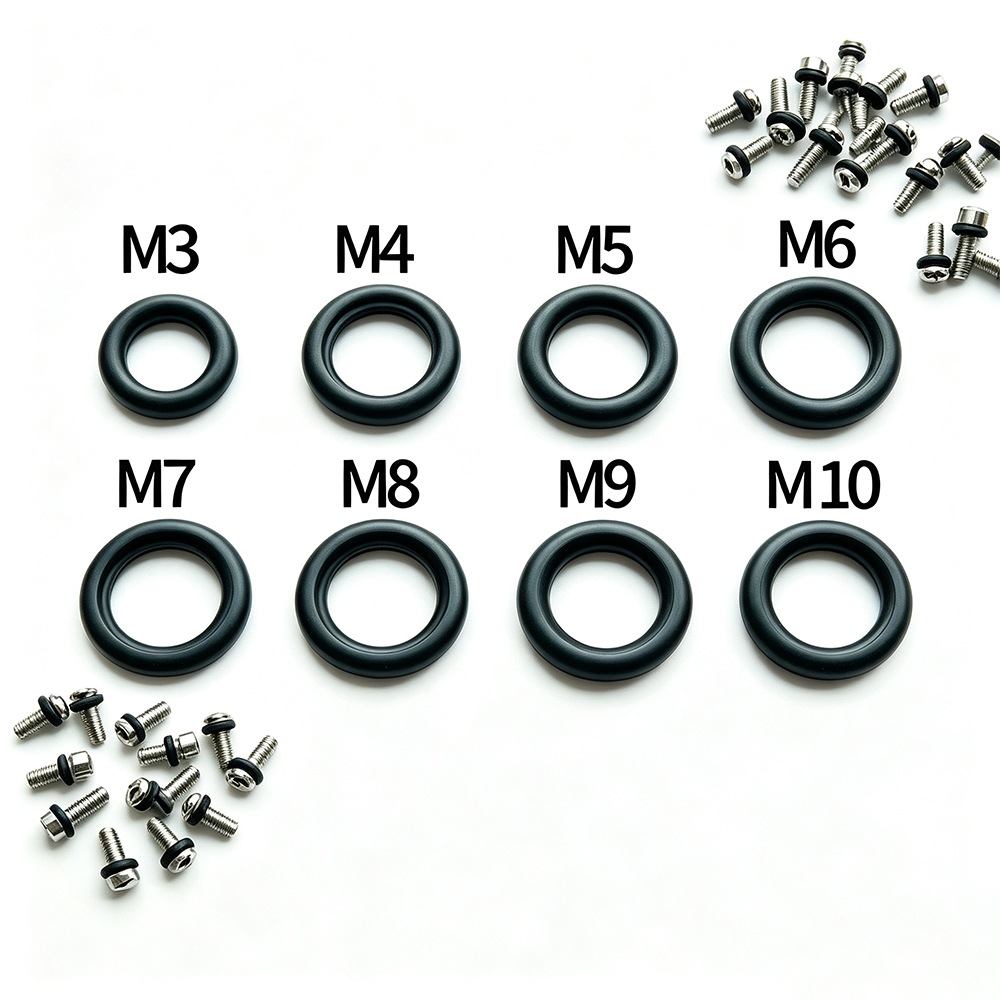 Schwarzes Gummi-O-Ring-Set M3- – Auto Repair Cs Bewertung und Preis
